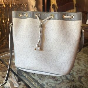 Bag Dior bag honeycomb  Cream and Gray crossbody  Bucket Bag